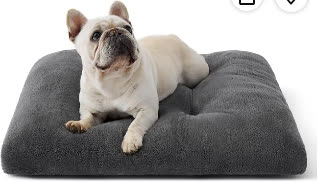 Graues Bedsure Hundekissen waschbar