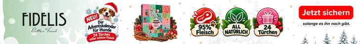 Fidelis – Adventskalender für Hunde mit echtem Fleisch